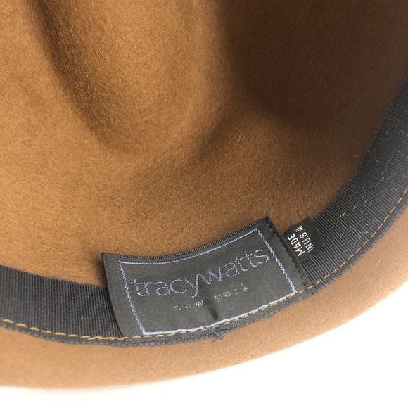 Tracy Watts Perimeter Flash Fedora Brown & Blue - Picture 5 of 5